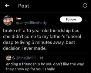 “Despite 5 minutes”- Lady shares heartbreaking reason she ended 15-year friendship
