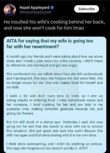 “My wife doesn’t cook for me anymore” — Man laments over lingering marital tension