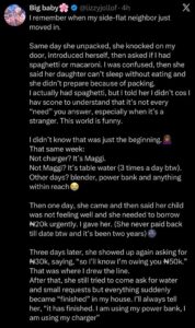 “I found out that her…” – Man shares experience with neighbour who kept borrowing...