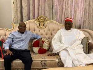 PICTORIAL: Mark, Amaechi, Oyegun, Tambuwal, Melaye, Others Storm Kano For Kwankwaso’s...