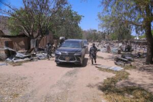 Zulum Laments Widespread Destruction In Ngoshe By Insurgents