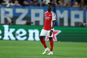 EPL: ‘He’s no longer performing’ – Arteta told to drop Saka from Arsenal’s right wing