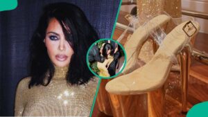 Kim Kardashian Takes Tumble Into Bushes at Oscars Weekend Event