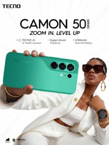 TECNO CAMON 50: Where Tech Meets Fashion and Productivity