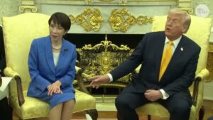 Trump compares Pearl Harbor to strikes on Iran in meeting with Japanâs leader (video)
