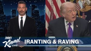 Kimmel Mocks Trump for Threatening Networks Over Iran War Coverage