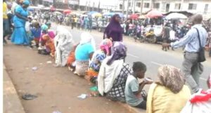Displaced Persons Panhandling on Streets