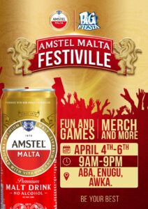 Amstel Malta Set to Bring Families Together in Aba, Awka, Enugu with “Easter Village”...