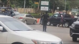 ADC: Tension at INEC headquarters, security beefed up, roads blocked