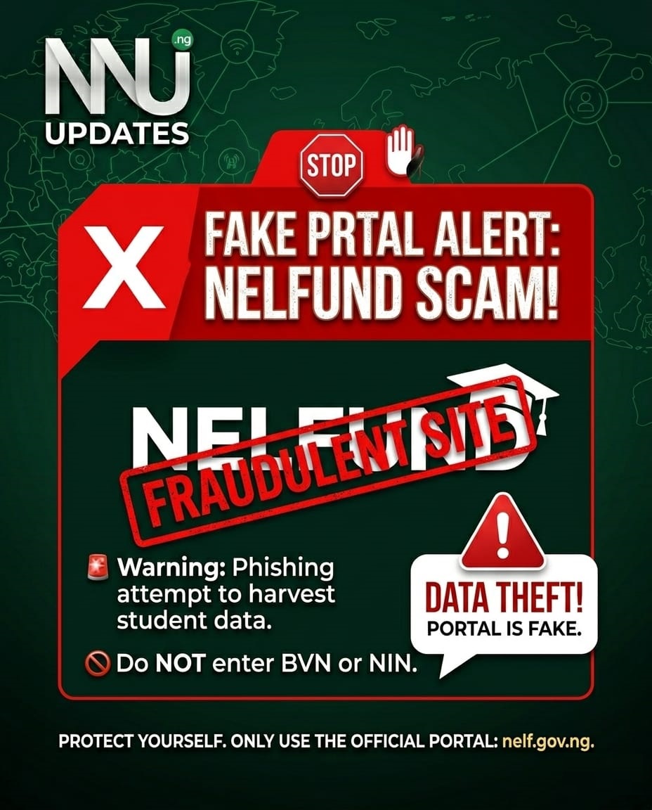 ​🚨 SCAM ALERT: Do not log into this Student Loan portal! 🇳🇬📲