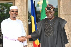 Tinubu hosts Chadian president Idriss Deby